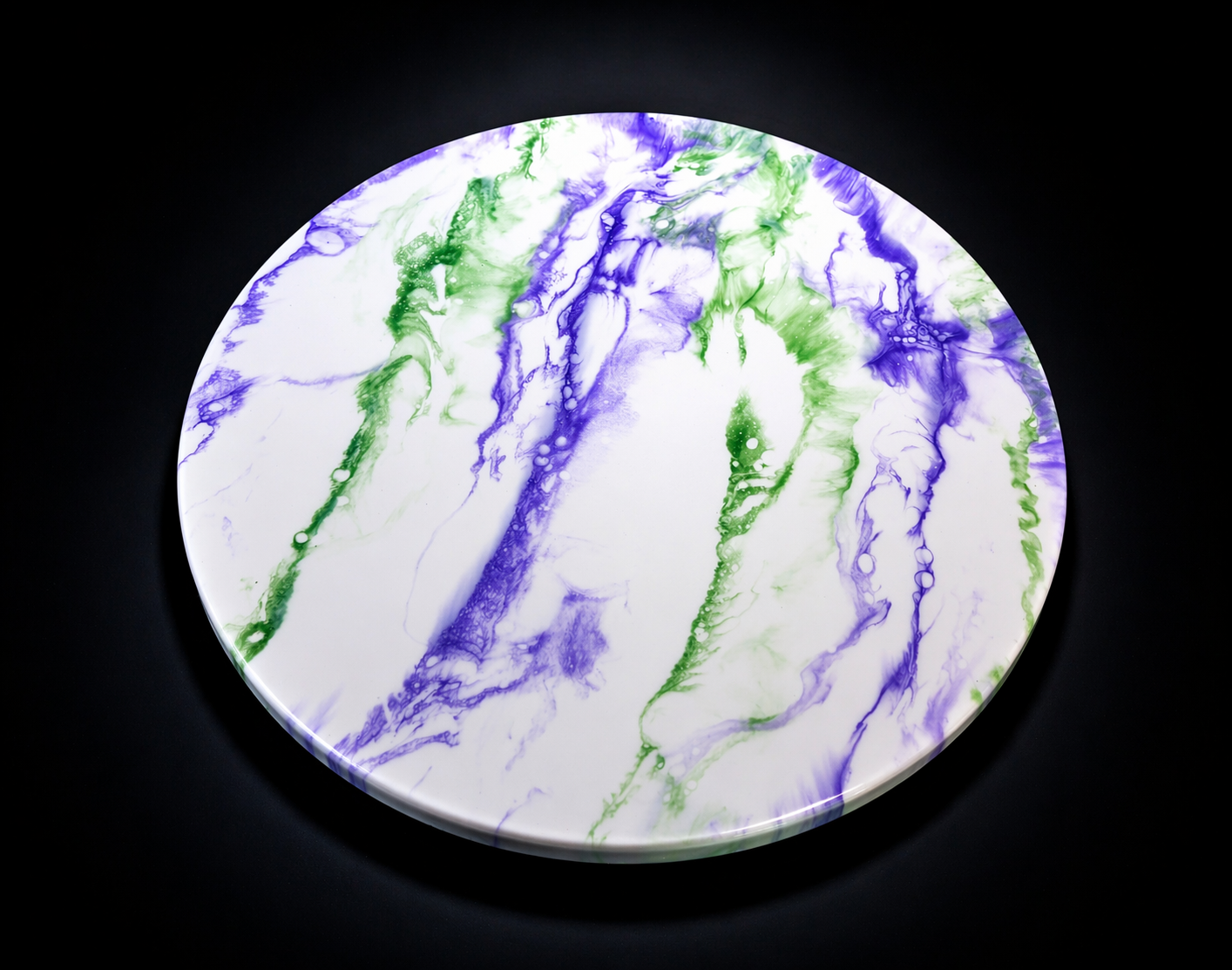 White, Green, And Purple