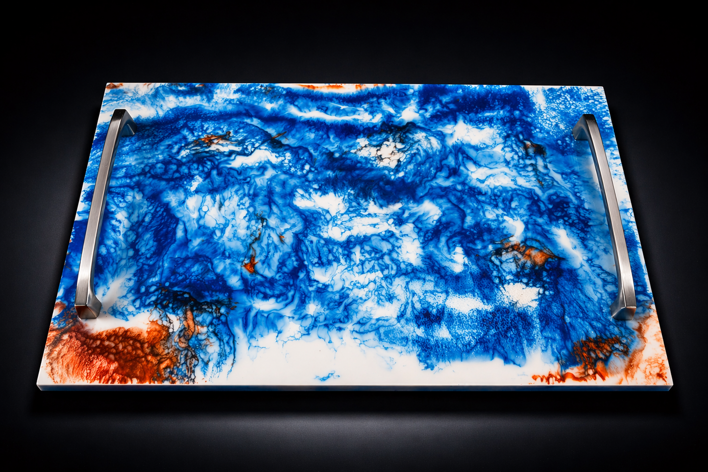 Blue, White, And Copper
