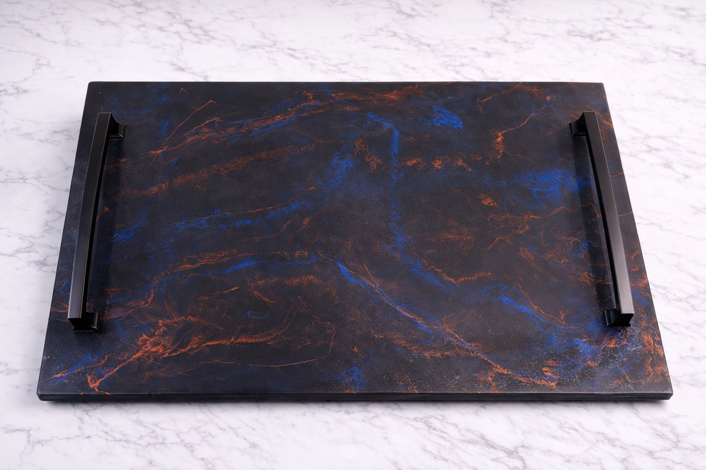 Black, Blue, And Orange