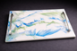 White, Blue, And Green