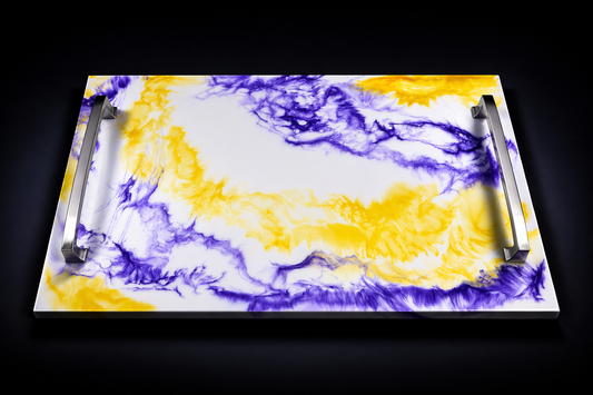 White, Yellow, And Purple